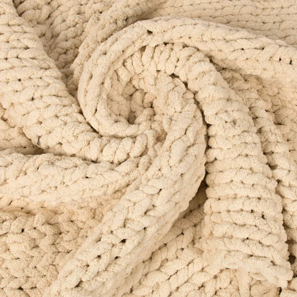 Koc Chenille Pletený Béžový 150x200 cm (90750001)