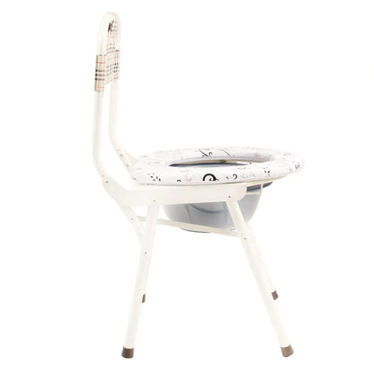 Skládací přenosné toaletní křeslo, lehké a pohodlné (8558)