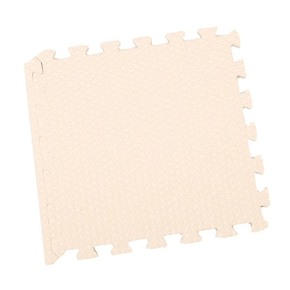 Béžová podlahová rohožka plyšová 30x30 cm - sada 10 kusů (84220003)