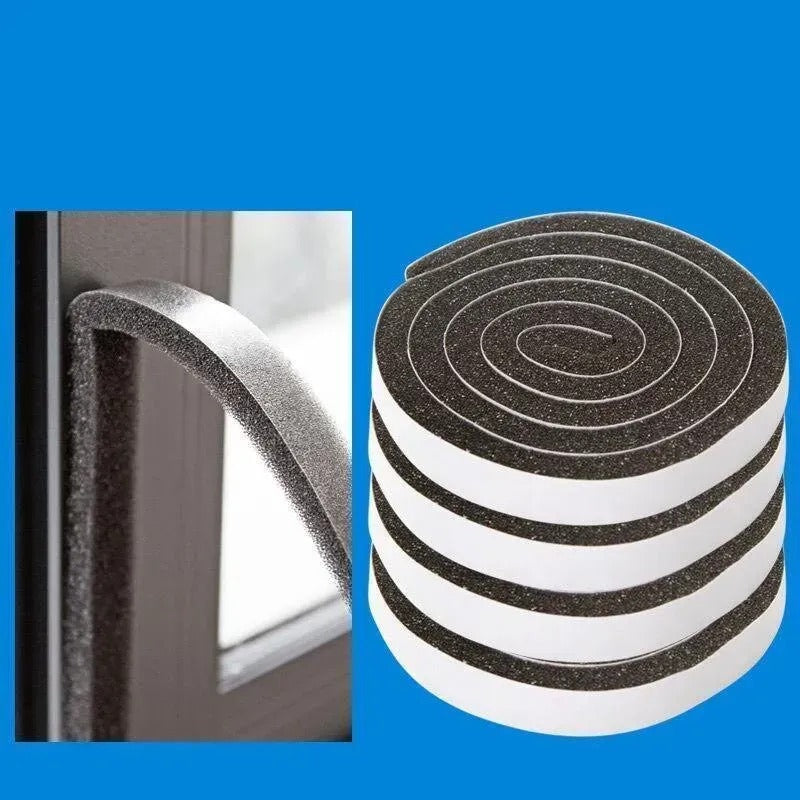 Samolepicí těsnění na okna a dveře, pěnová guma, 4 ks. (4882)