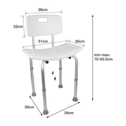 Koupací taburet s opěrkou (79000001)