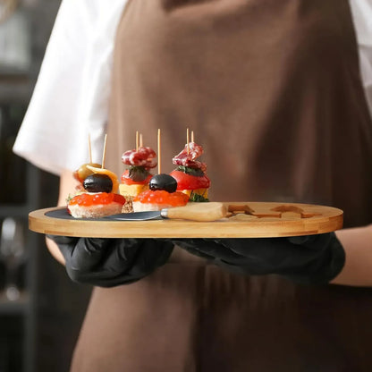 Bambusová deska na krájení a servírování sýra s příslušenstvím (91790001)