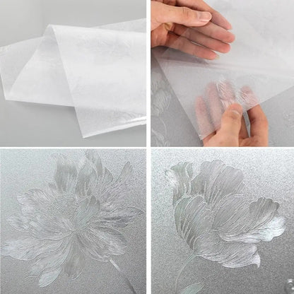 Fólie Okenní Samolepicí 2m - Květy Hibiskus (60540005)