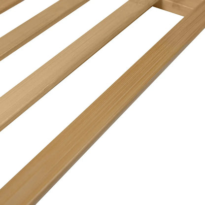 Bambusový věšák na oblečení s policemi (91680001)