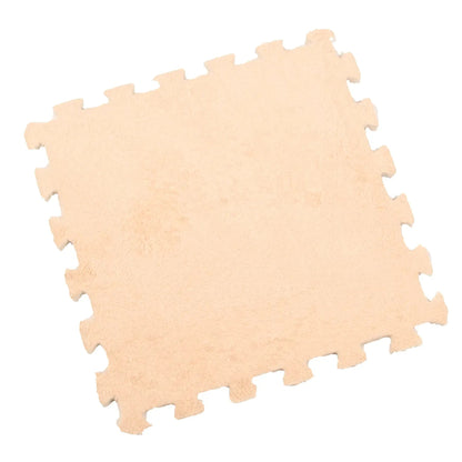 Sada 10 béžových podlahových rohoží 30x30 cm (84220002)