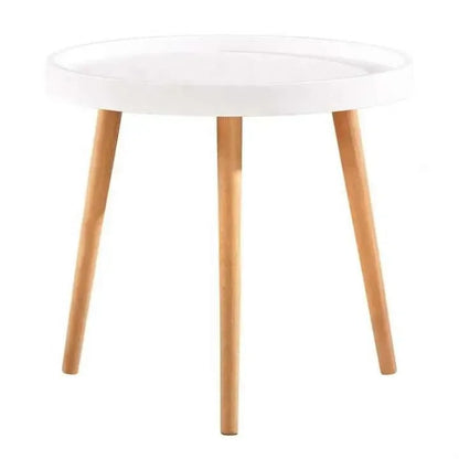 Kulatý MDF konferenční stolek moderní elegantní (91860001)