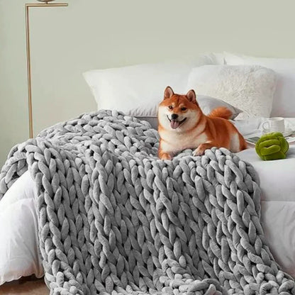 Hřejivá deka šedá 150 x 200 cm (90010001)