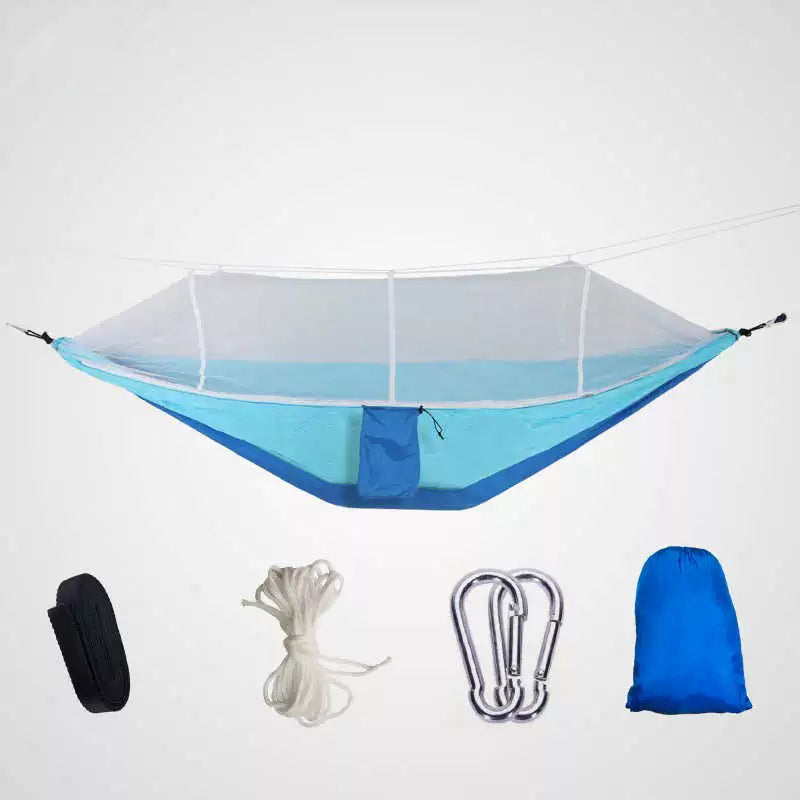 Zahradní turistická houpací síť s moskytiérou (47850001)
