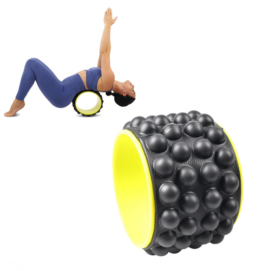 Kolo pro jógu a fitness s masážní funkcí (8649)