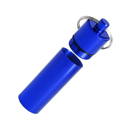 Pojemník na tablety Klíčenka Hliníková Modrá (82120005)