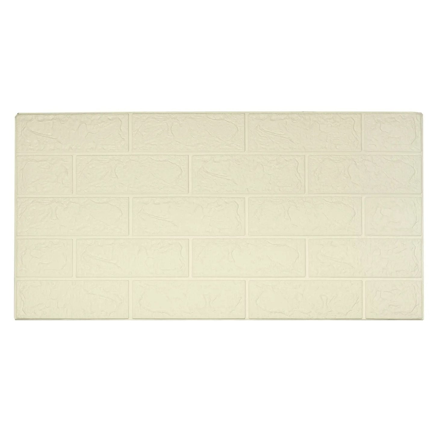 Bílé samolepicí 3D stěnové panely - 1 ks (72220001)