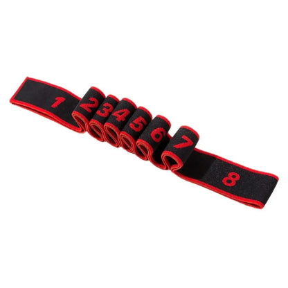 Červená guma na cvičení - páska na jógu a pilates (5729)