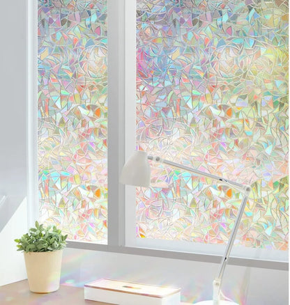 Nálepka 3D Efekt Duhy na Okno 45x100 cm (8150)