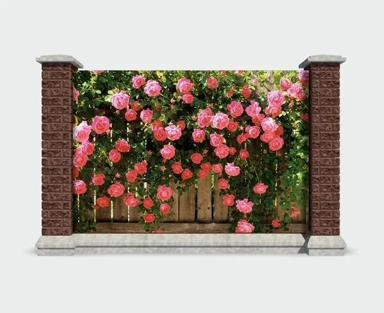 Zahradní banner – venkovní fototapeta Růže (82780001)