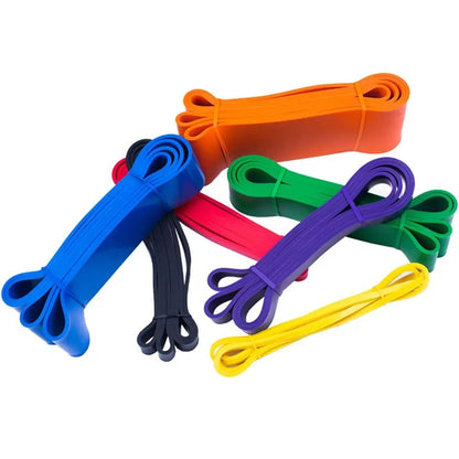 Sada 7 gum odporových na cvičení fitness (8119)