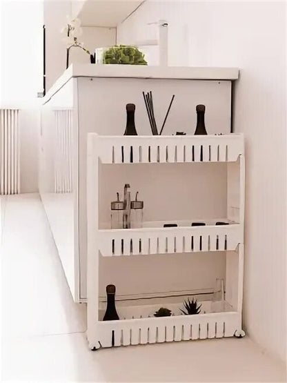 Koupelnový regál na kolečkách (5510)