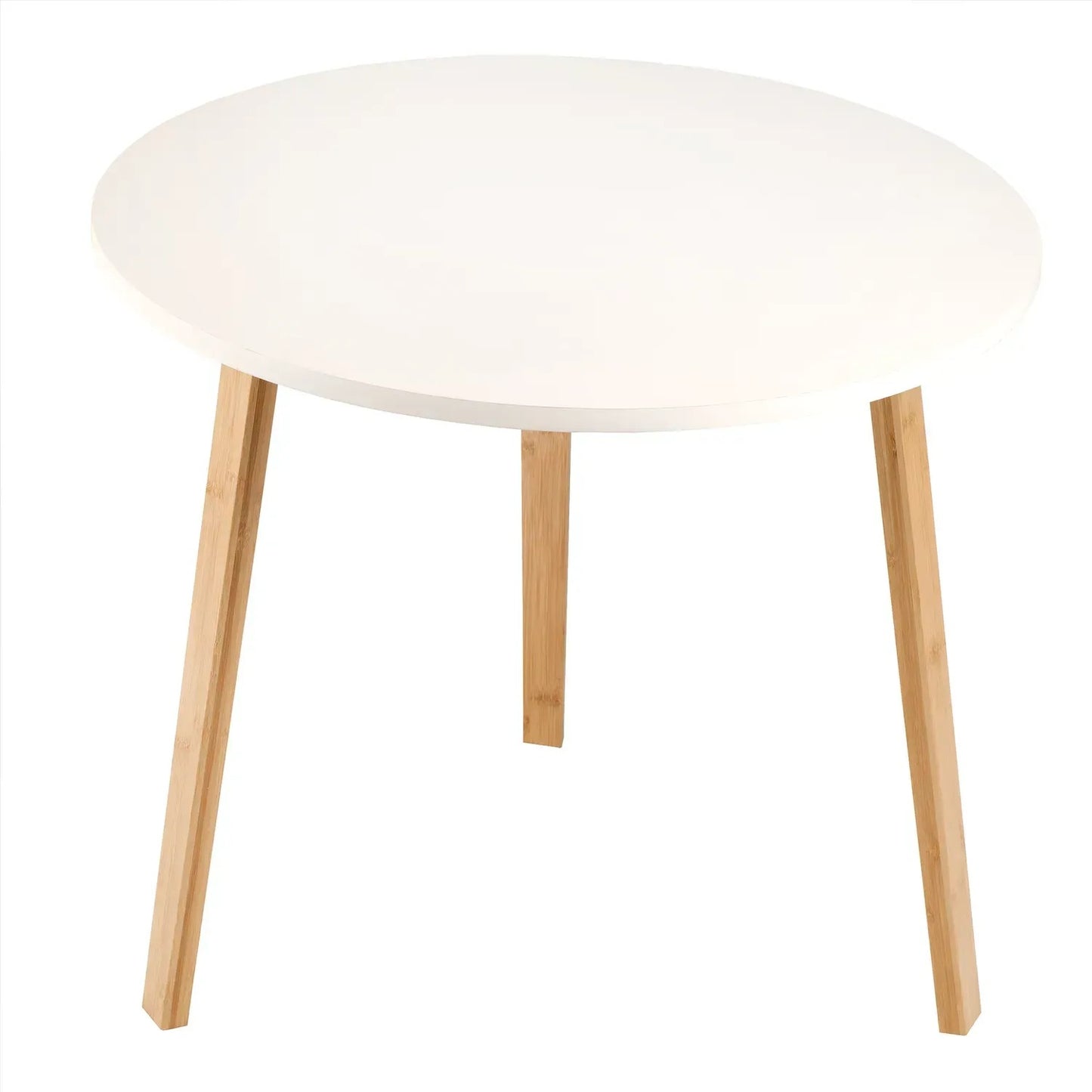 Kulatý konferenční stolek 60 cm bambusový s trojnohou základnou (91820001)