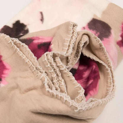 Květinová polarová deka 180x210 cm (5215)