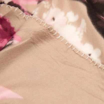 Květinová polarová deka 180x210 cm (5215)