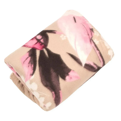 Květinová polarová deka 180x210 cm (5215)