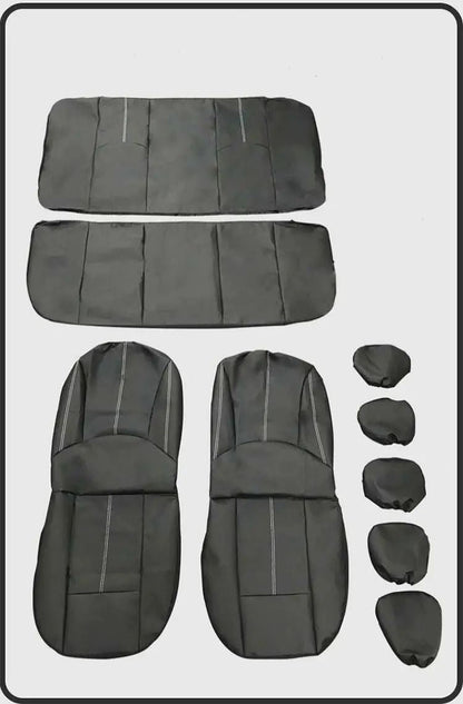 Převleky na automobily Eko-kůže Univerzální Černé (7155)