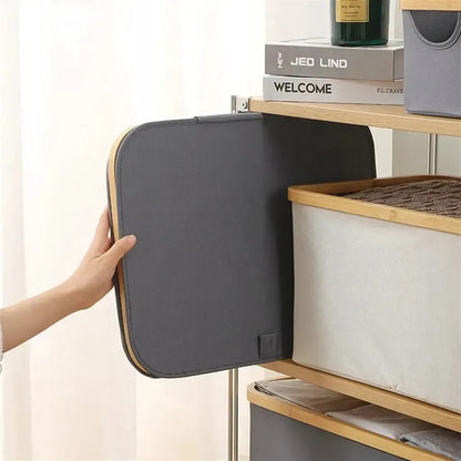 Stylový bambusový koš na drobnosti (91740001)