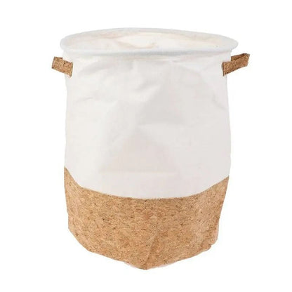 Koupelnový koš béžový na oblečení a hračky (84180001)