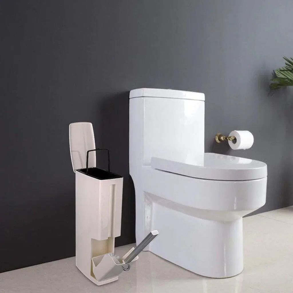 Sada koupelnových doplňků: Koš na odpadky a WC štětka (5831)