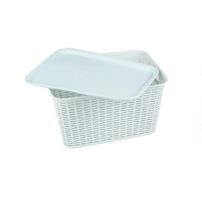 Plastový koš s víkem 20 l, mátový (82970002)