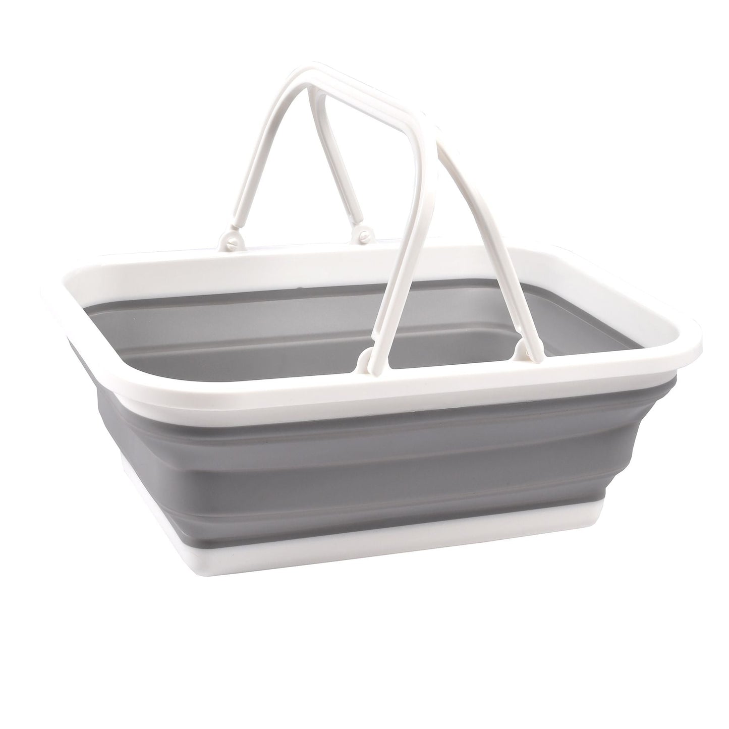 Silikonová Skládací Nákupní Taška s Rukojeťmi (8229)