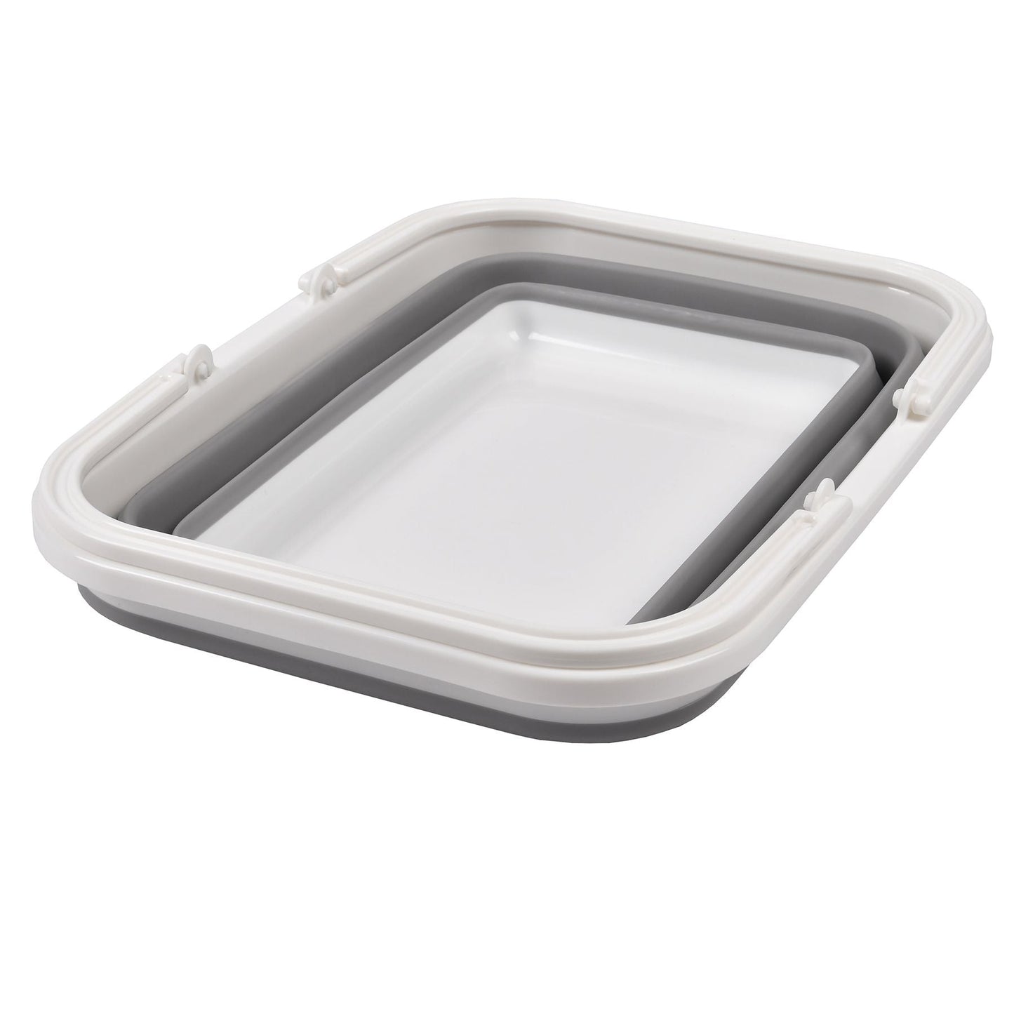 Silikonová Skládací Nákupní Taška s Rukojeťmi (8229)