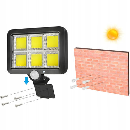 Lampa Solární LED Ulicní s Dálkovým Ovládáním (90440001)