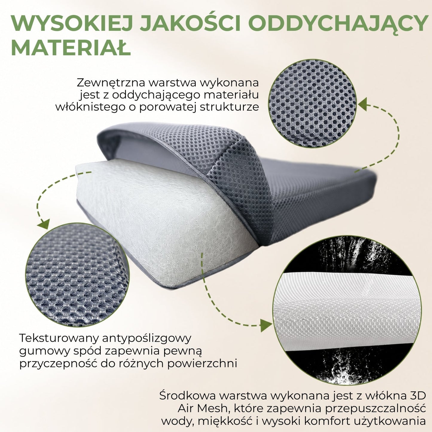 Měkká protiskluzová podložka na sprchovou sedačku (94430001)