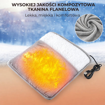 USB vyhřívaný návlek na nohy – ohřívač chodidel (94420001)