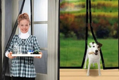 Moskytiéra magnetická na dveře černá (C1410003)