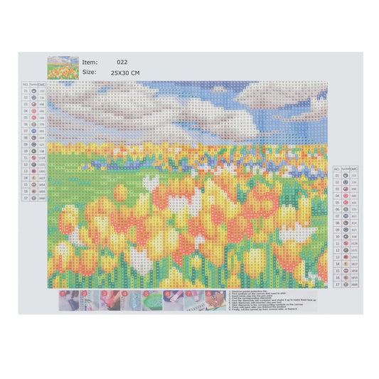 Diamantový výšivka Tulipány (75690002)