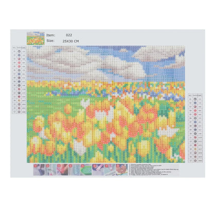 Diamantový výšivka Tulipány (75690002)