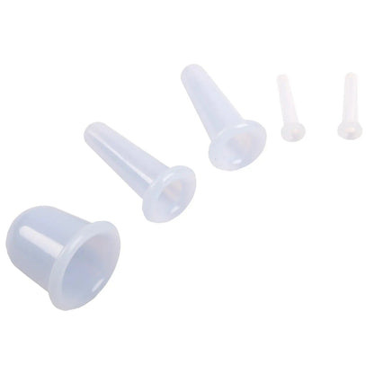 Silikonové čínské baňky na masáž - sada 5 ks (88740001)