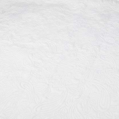 Přikrývka Květinová 240x260 cm Mléčná Měkká (75740001)