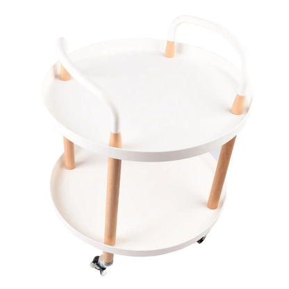 Kávový Stolek Vozík Elegantní Dva Úrovně (83640001)