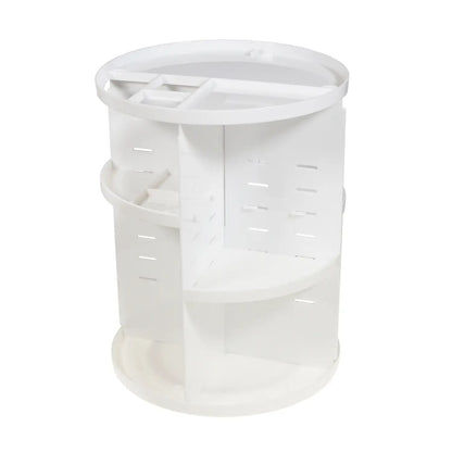 Otáčející se organizér na kosmetiku 360° bílý (71300001)