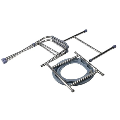 Přenosné Toaletní Křeslo s Nastavitelným Sedadlem (8559)