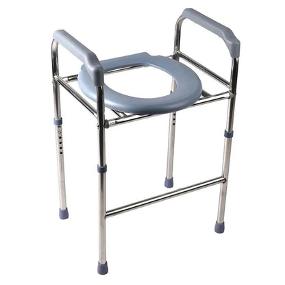 Přenosné Toaletní Křeslo s Nastavitelným Sedadlem (8559)