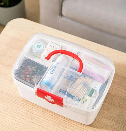 Organizer na léky - lékárnička s dalšími přihrádkami (83880001)