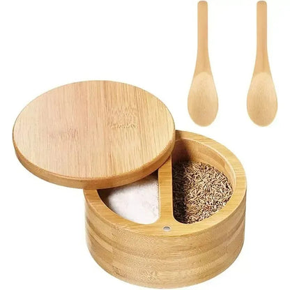 Bambusová nádoba na koření se lžičkami (91730001)