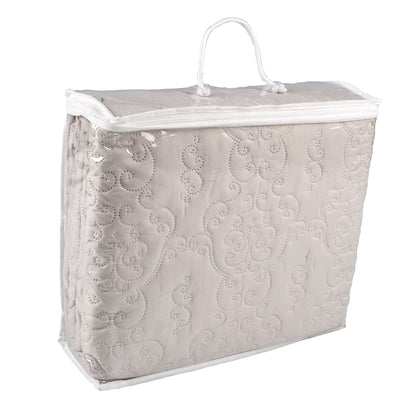 Přikrývka Květinová 240x260 cm Mléčná Měkká (77290001)