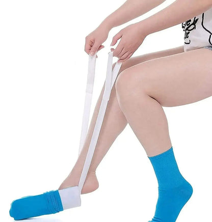 Lžíce na boty se zipem pro snadné obouvání ponožek (8432)