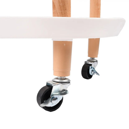 Kávový Stolek Obdélníkový na Kolečkách, Odolný, Dva Úrovně (83630001)