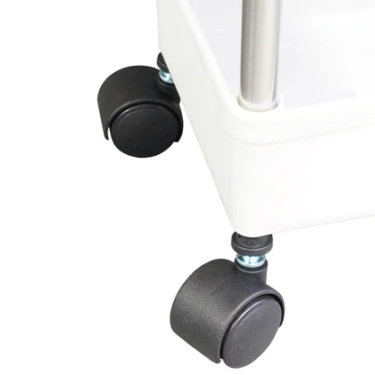 Koupelnový regál 4 patrový bílý (5802)