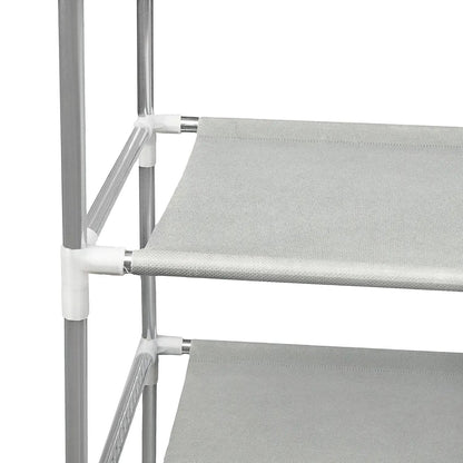 Regál na boty 5-podlažní bílý (5635)